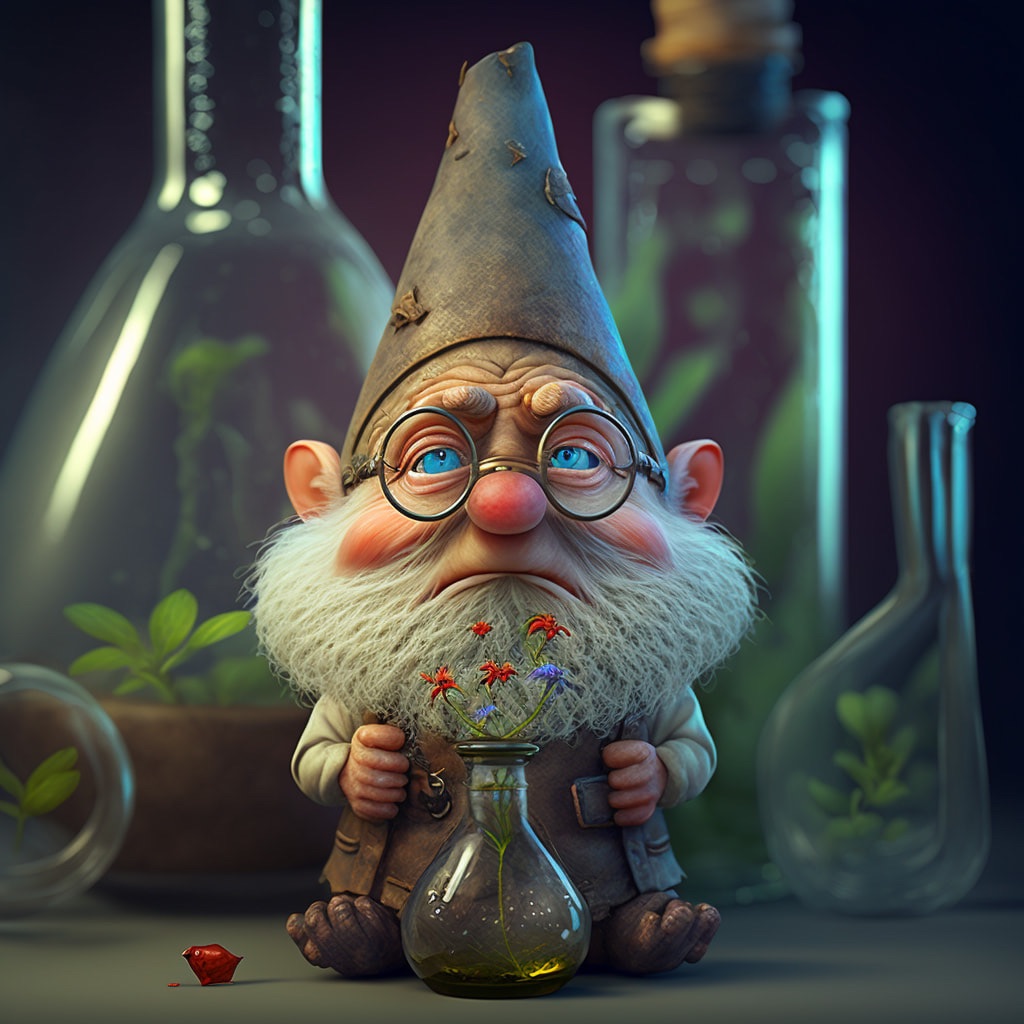 Gnome who studies chemistry