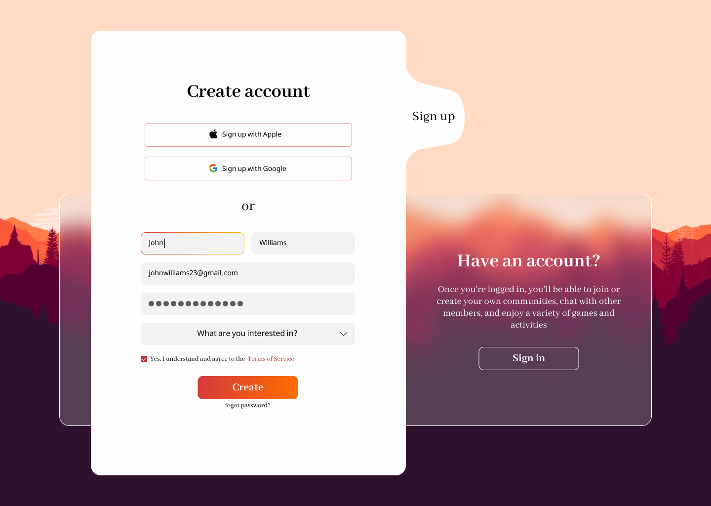 Design of app which is similar to Discrod