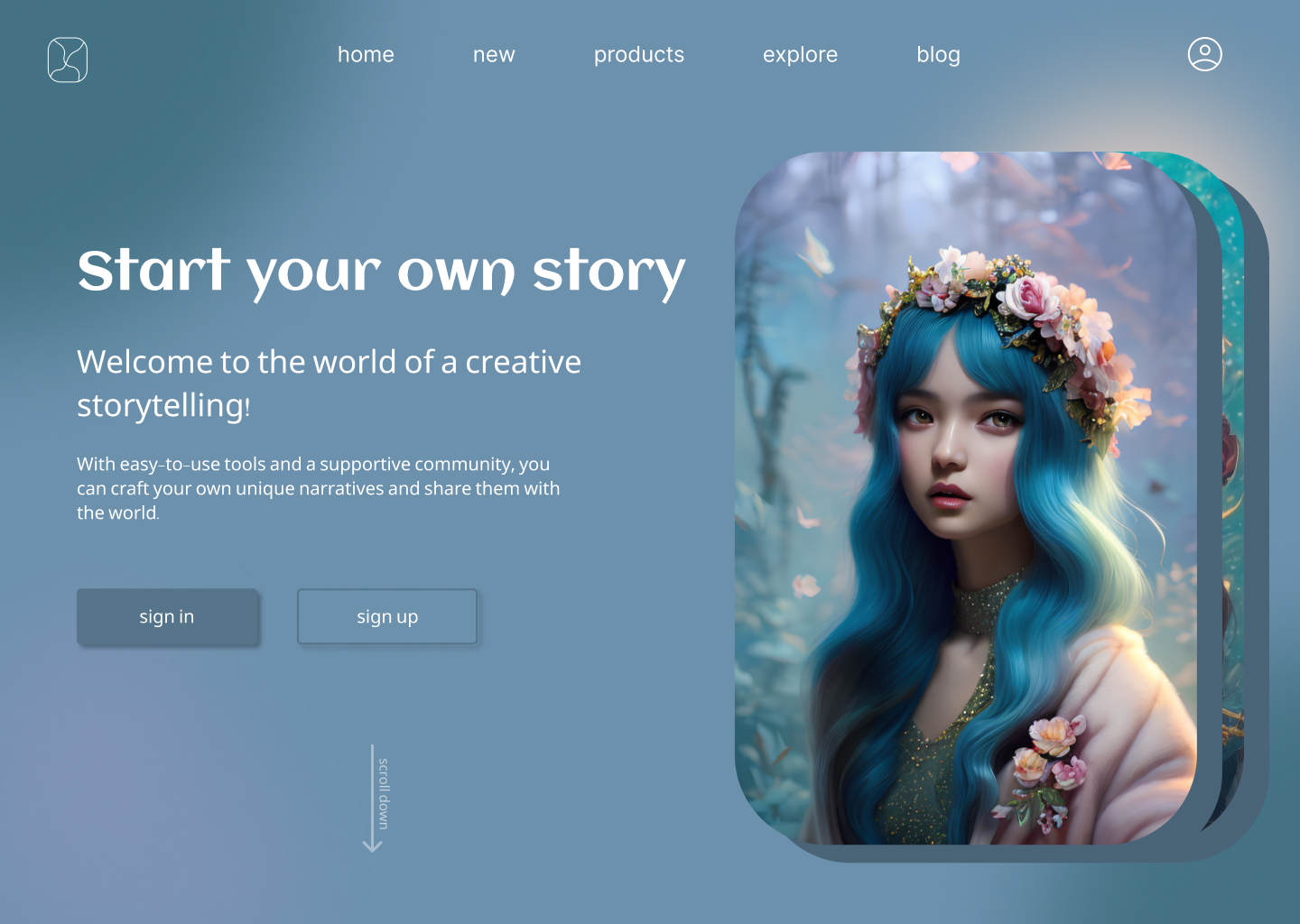 Fairytale Website design